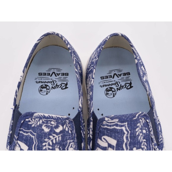 Seavees Slip On Shoes Mens 8 Reyn Spooner Baja Blue Casual Low Top Sneaker - Picture 8 of 11